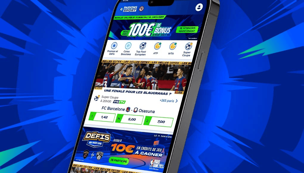 Application Parions Sport en ligne pour mobile Android et Iphone