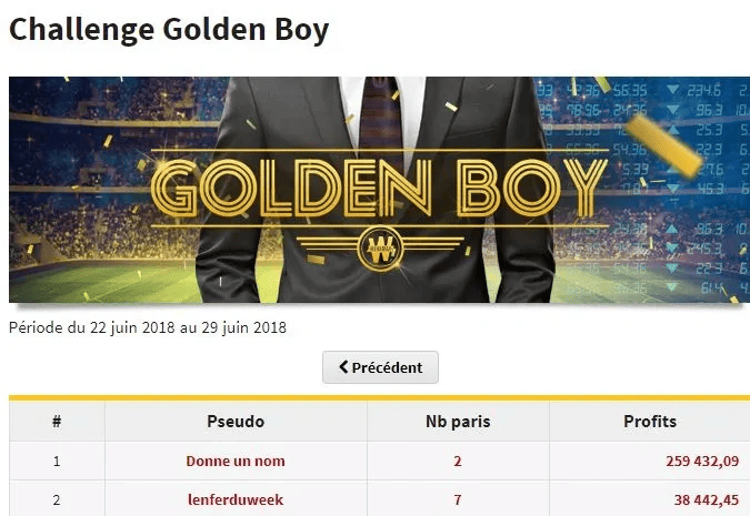 Stratégie Golden Boy Winamax