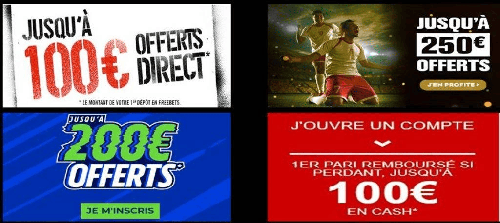 Type de bonus sur les paris sportifs